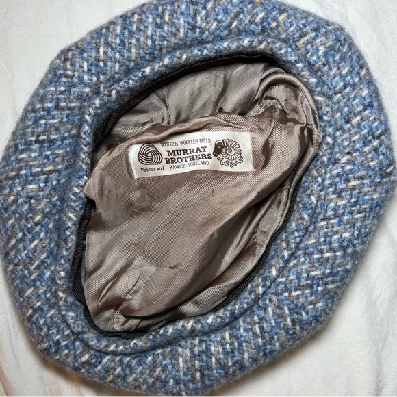 Murray Brothers Pure New Wool Tweed Hawick Scotland Scottish Hat - Picture 5 of 6